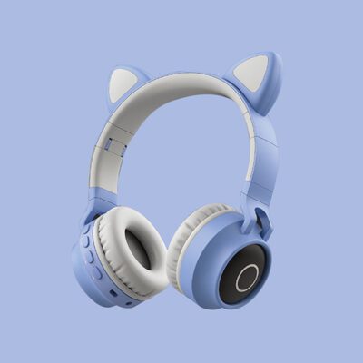 LED Light Cat Ear Headphones Wireless Bluetooth 5.0 Headset Portable Foldable Kids Headphone With Microphone Best Gift - Image 5