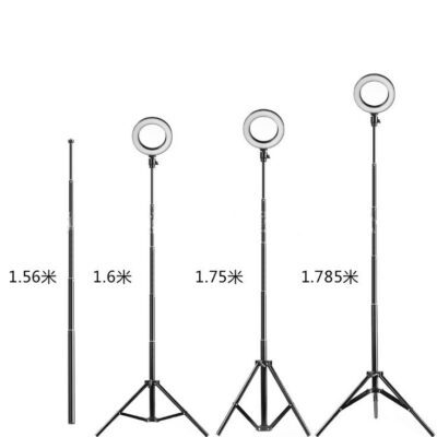 Trípode con Luz de Relleno para Transmisión en Vivo y Belleza - Aro de Luz LED 🌟📸 - Imagen 2