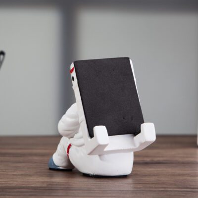 Simple Astronaut Mobile Phone Stand Student Desktop Holder Cute Spaceman Cell Phone Holder Creative Gift Small Desk Decoration - Image 3