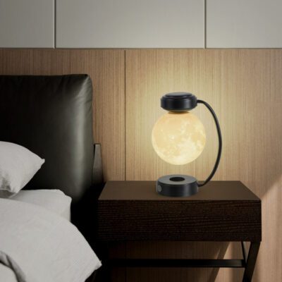 3D LED Moon Night Light Wireless Magnetic Levitating Rotating Floating Ball Lamp For School Office Bookshop Home Decoration - Image 3