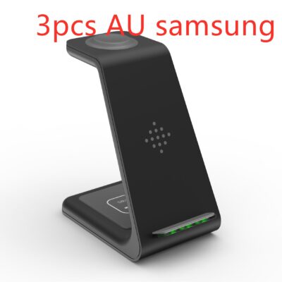 3 In 1 Fast Charging Station Wireless Charger Stand Wireless Quick Charge Dock For Phone Holder - Image 8