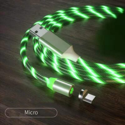 Magnetic Charging Cable Streamer Fast Charging Cable Lighting Micro USB Cable LED Magnet Charger Type-C Cable - Image 10