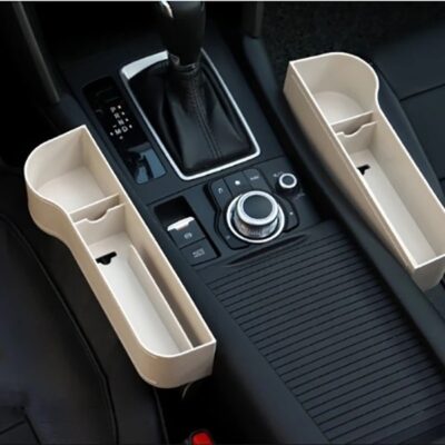 PU Car Organizer Seat Gap Storage Box Car Seat Side Slit for Wallet Phone Coins Cigarette Keys Cards Car Accessories - Imagen 7