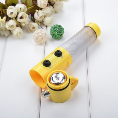 Car Auto LED Torch Flashlight Emergency Safety Hammer Belt Cutter Escape Tools - Imagen 3