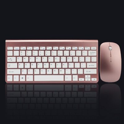 2.4G Wireless Keyboard And Mouse Protable Mini Keyboard Mouse Combo Set For Notebook Laptop Mac Desktop PC Computer Smart TV PS4 - Image 2