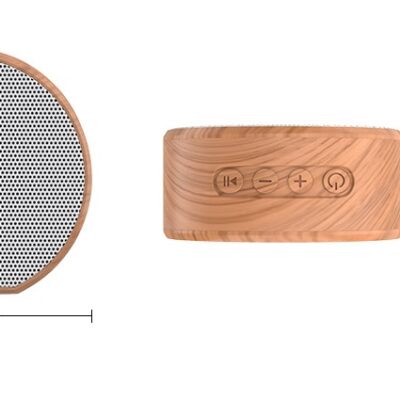 Mini Wood Bluetooth Speaker Portable Outdoor Wireless Support AUX TF - Image 5