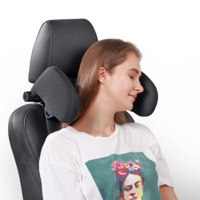 Car Seat Headrest Pillow Travel Rest Neck Pillow Support Solution For Kids Pillow And Adults Auto Seat Head Cushion Car Pillow - Image 3