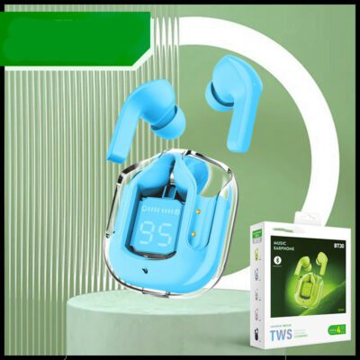 New Mini Transparent Wireless Bluetooth Headset Digital Display ENC Noise Reduction True Wireless Sports Music - Image 7