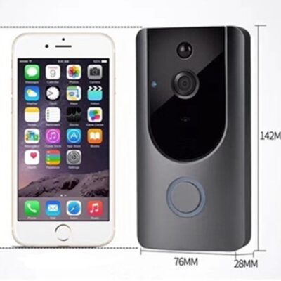 Smart WiFi Video Doorbell Camera Visual Intercom With Chime Night Vision IP Door Bell Wireless Security Camera - Imagen 2