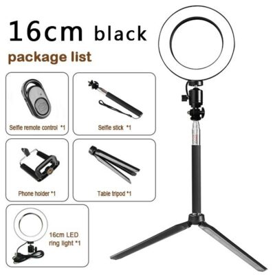 Compatible with Apple, Tripod Fill Light Live Bracket Beauty Light Set Ring Light - Image 10