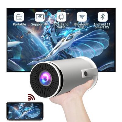 Barrel Machine Hy300 Smart AnzhuoHD Projection Screen Home Recommend Projector - Image 3