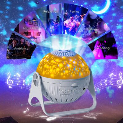 Galaxy Projector Starry Sky Projection Bedroom Bedside Decoration Night Light - Image 4