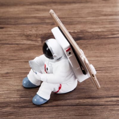 Simple Astronaut Mobile Phone Stand Student Desktop Holder Cute Spaceman Cell Phone Holder Creative Gift Small Desk Decoration - Image 8