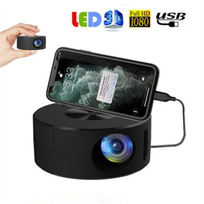 Smart Projector WiFi Portable 1080P Home Theater Video LED Mini Projector For Home Theaters Media Player - Image 2