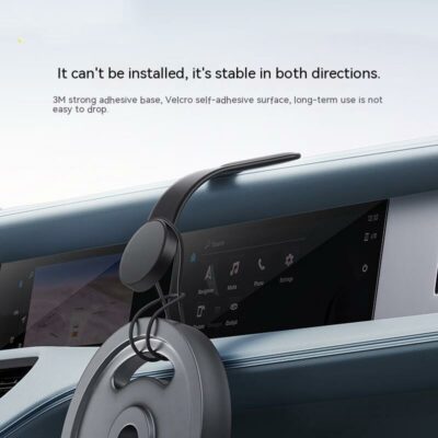 Magnetic Bendable Car Mobile Phone Holder Wireless Charger Phone Holder 15W Car Dash Mount Compatible With Phone - Image 4