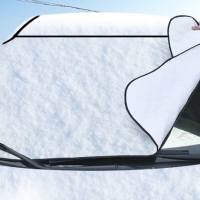 Car snow block front windshield antifreeze cover winter front gear snowboard windshield snow cover frost guard - Image 6