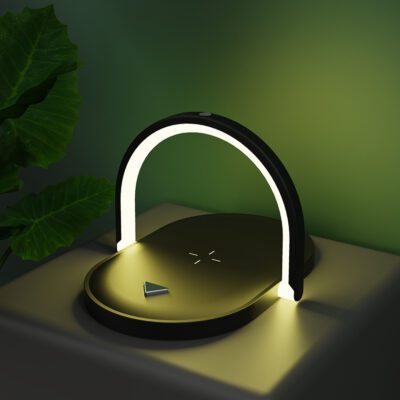 3 In 1 Foldable Wireless Charger Night Light Wireless Charging Station Stonego LED Reading Table Lamp 15W Fast Charging Light - Image 8