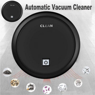 3-in-1 Robot Vacuum Cleaner 1800Pa Multifunctional Smart Floor Cleaner USB Rechargeable Dry Wet Sweeping Vacuum Cleaner - Image 4