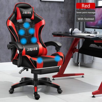 Men's Computer Home Comfort Ergonomic Dormitory Gaming Seat Swivel Chair - Imagen 2