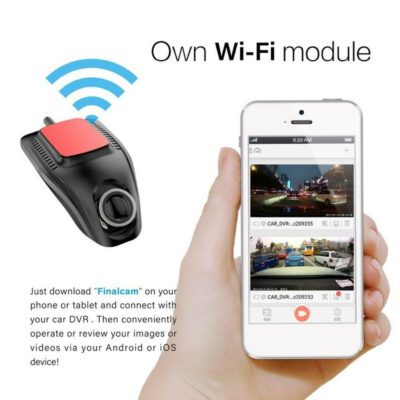 Small Eye Dash Cam Car DVR Recorder Camera With Wifi Full HD - Imagen 3