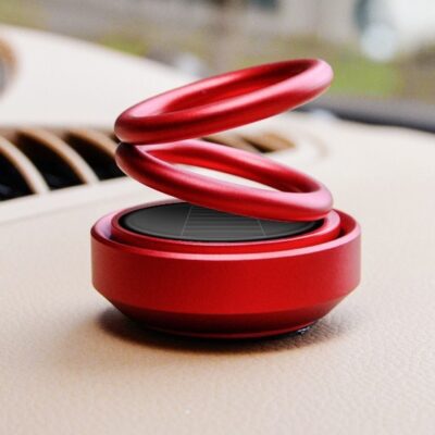 Solar Auto Rotation Car Air Freshener Perfume Seat - Image 5