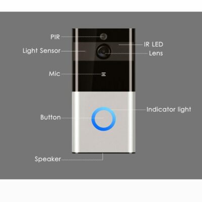 Marlboze 720P WIFI Visual Doorbell Wireless Intercom Doorbell PIR Motion Detection Night View SD card Video Smart Doorbell Ring - Image 2