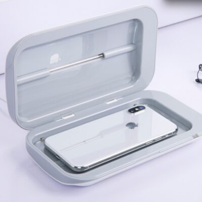 New 5V Double UV Phone Sterilizer Box Jewelry Phones Cleaner Personal Sanitizer Disinfection Box with Aromatherapy - Imagen 7