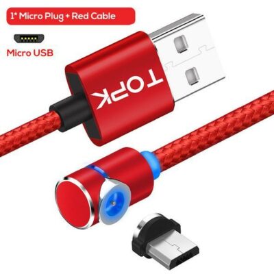 Magnetic Cable Micro Usb Cable 360 Degree Rotate Magnetic Charge Phone Charging Cord Wire - Image 6