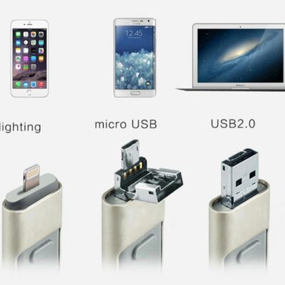 Three In One OTG USB Flash Disk For Computer And Mobile Phone - Image 2