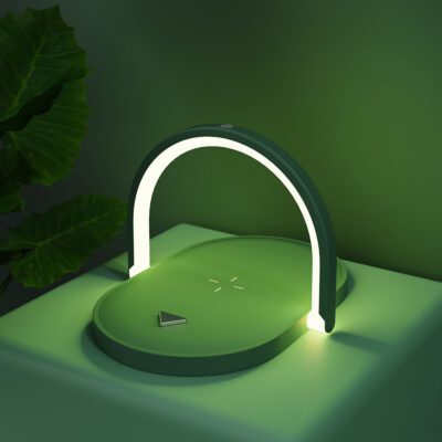 3 In 1 Foldable Wireless Charger Night Light Wireless Charging Station Stonego LED Reading Table Lamp 15W Fast Charging Light - Image 9