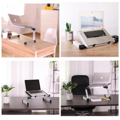 Foldable Laptop Stand Ergonomic Desk Tablet Holder - Image 2