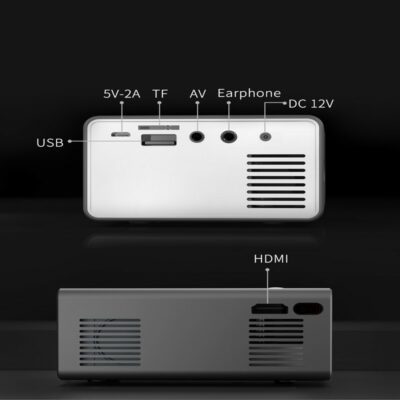 Home Office T300 Projector HD 1080P Miniature Mini Projector - Image 4