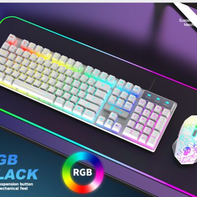 Kuiying T6RGB Luminous Keyboard And Mouse Set - Image 2