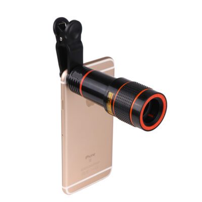 Zoom Mobile Phone Clip-On Retractable Telescope Camera Lens For  Galaxy S3 S4 S5 S6 S7 Edge Phone - Image 5