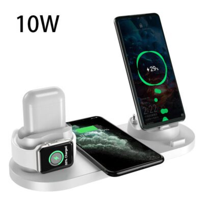 Wireless Charger For IPhone Fast Charger For Phone Fast Charging Pad For Phone Watch 6 In 1 Charging Dock Station - Image 6