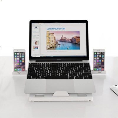 New Laptop Stand Multifunctional Folding Lift Portable Laptop Stand Monitor Increase Rack Aluminum Alloy Base - Image 6