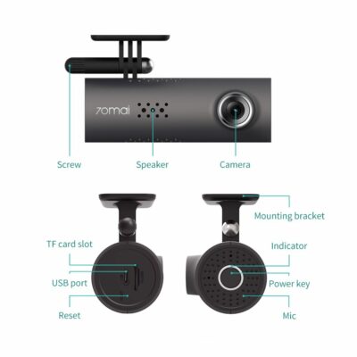 Car Dash Smart WiFi DVR 130 Degree Wireless Cam 1080P FHD Night Version G-Sensor Driving Recorder - Image 5