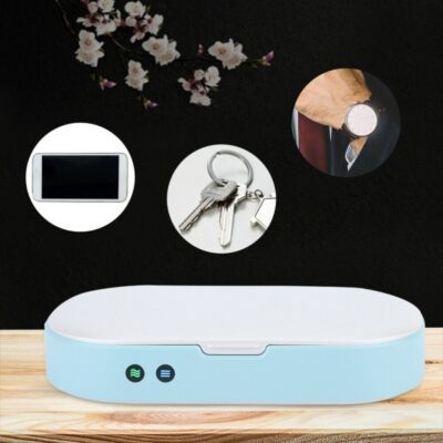 New 5V Double UV Phone Sterilizer Box Jewelry Phones Cleaner Personal Sanitizer Disinfection Box with Aromatherapy - Imagen 6