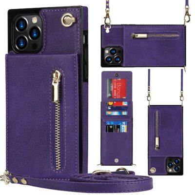 Zipper Phone Case Phone Case Crossbody - Image 3