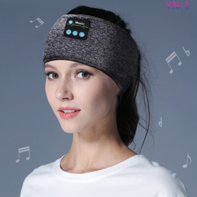 Wireless Bluetooth V5.0 Sports Headband With Music Call Stereo Shading Sleep Headband - Image 4