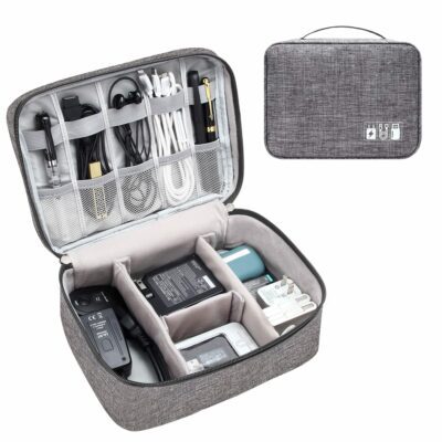 Electronics Organizer Travel Cable Organizer Bag Waterproof Portable Digital Storage Bag Electronic Accessories Case Cable Charger Organizer Case - Image 10