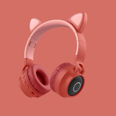 LED Light Cat Ear Headphones Wireless Bluetooth 5.0 Headset Portable Foldable Kids Headphone With Microphone Best Gift - Image 3