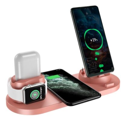 Wireless Charger For IPhone Fast Charger For Phone Fast Charging Pad For Phone Watch 6 In 1 Charging Dock Station - Image 10