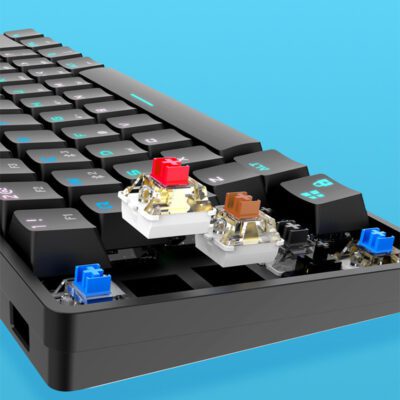 Wireless Bluetooth Keyboard Colorful PBT Keycaps Mechanical Keyboard - Image 4