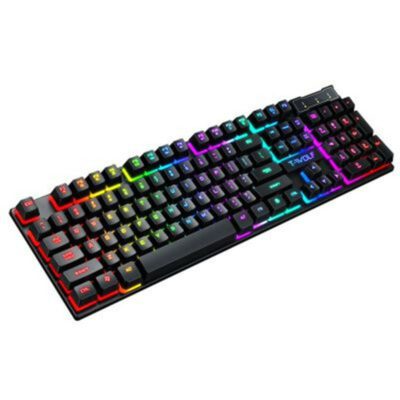 Gaming Usb Luminous Wired Keyboard Floating Manipulator - Imagen 3