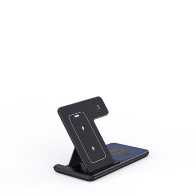 15W 3 In 1 LED Fast Wireless Charger Stand Foldable Charging Station For Smart Phone 15 14 13 12 11 IWatch 9 8 7 6 5 Airpods Pro - Image 6