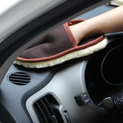 Car type soft hair car wash cleaning gloves car motorcycle car wash car care cleaning tools - Image 3