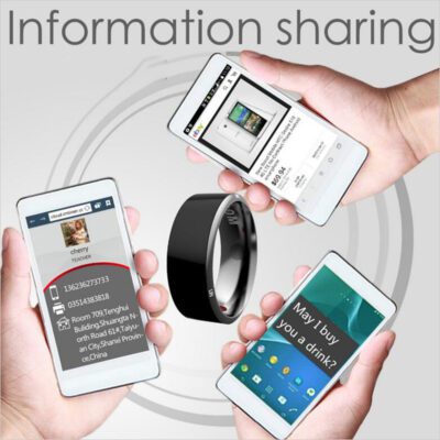 Smart Ring Wearable Device Multifunctional Black High-tech - Image 2