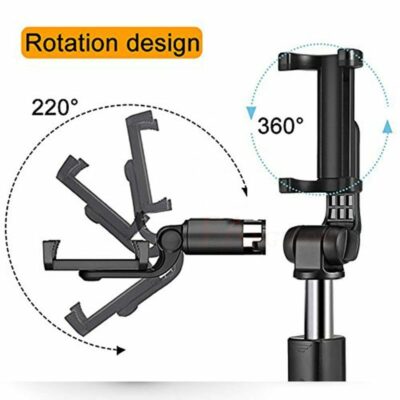 Compatible with Apple, Tripod Selfie Stick Mobile Universal Live Triangle Bracket One Bluetooth Selfie Artifact - Image 7