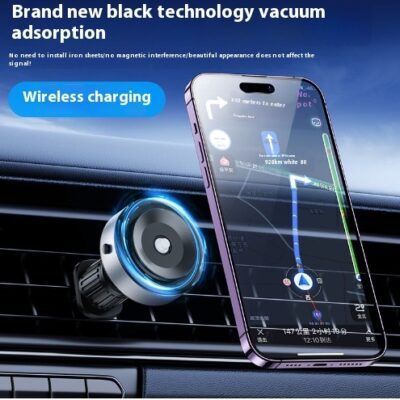 Intelligent Mobile Phone Holder Double-Sided Car Mount Magnetic Universal Adsorption Bracket Vacuum Adsorption Stable For Phone - Image 5